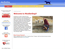 Tablet Screenshot of moellerdog.com